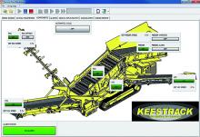 Keestrack’s crushing and screening unit