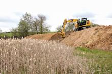 Caterpillar’s compact wheeled excavator