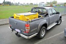 The 330, portable by pick-up truck