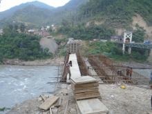 bridge is being built 