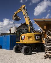 Caterpillar wheeled Excavator