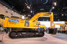 Komatsu HB365LC-3 hybrid excavator