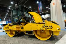 Conexpo 2017 Sakai SW994 twin drum rollers 