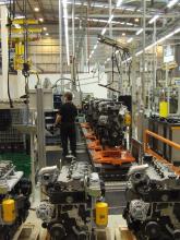 UK machinery output slips