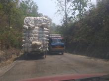 Truck carrying over East West Highway Nepal.jpg