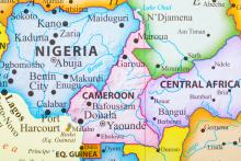 Cameroon map dreamstime