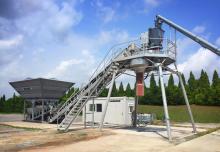 Liebherr is now offering an efficient compact concrete plant