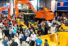 The busy CONEXPO-CON/AGG showground at the 2017 staging of the event. Pic: James Mattil Dreamstime.com