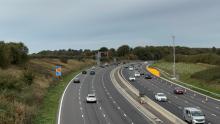 Additional lanes on the UK’s M6 motorway will help cut congestion – image © courtesy of Costain