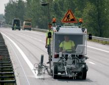 Road Markings painted by Aximum