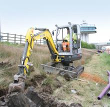 Wacker Neuson 38Z3 zero tailswing machine 