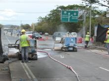 Auquajet System's Aqua Cutter at work