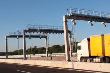 multi-lane, free-flow tolling stations