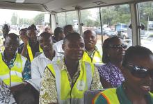 Participants in the Ghana VRU course 