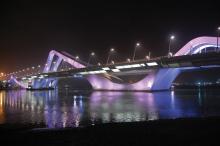 Award-winner: the Sheikh Zayed Bridge