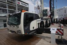 Terex Challenger 3160 crane, live at INTERMAT 2012