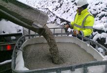 Concrete pouring