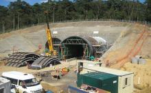 Hindhead road tunnel.