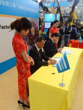 Atlas Copco signing ceremony