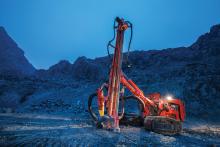 Sandvik’s new DH350 surface drill rig 