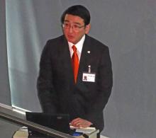 Moriaki Kadoya from Hitachi Construction Machinery Europe 