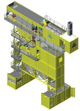 Lintec’s CSD 1500 asphalt mixing plant