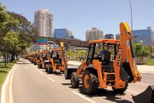 JCB 3C backhoe loader São Paulo