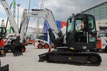 bauma 2013 Daily e85 bobcat midi excavator