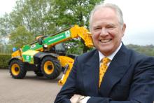 JCB CEO Alan Blake and A-Plant order machines