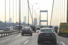 suspension bridge on the Istanbul Strait 