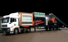 Çesan’s new CDM-80 mobile drum mix plant 