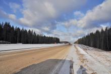 The new Moscow-St Petersburg highway 