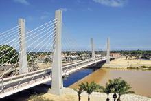 Bridge over the Catumbela River in Angola 