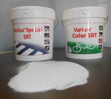 Sovitec Varilux Color mixtures in plastic buckets