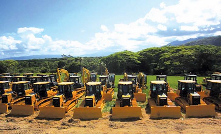 Shantui machines, Philippines 