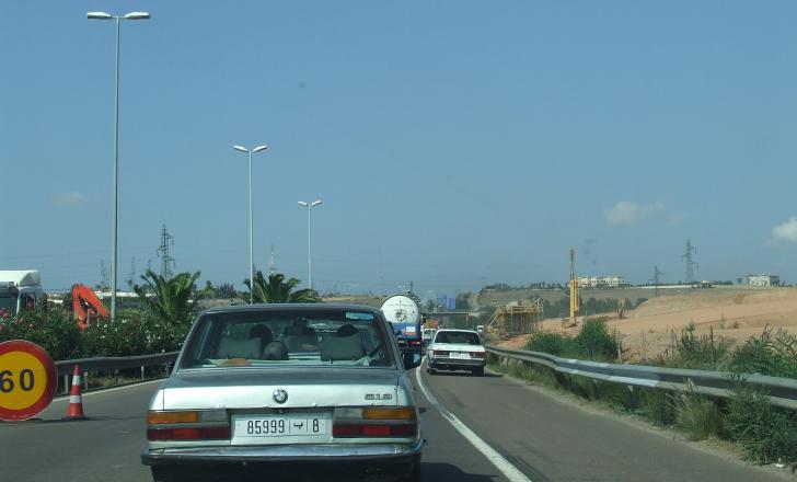 highway connecting Casablanca with Agadir in Morocco