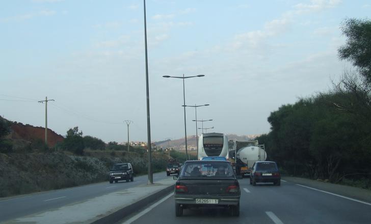 A1 route between Salé and Kenitra 