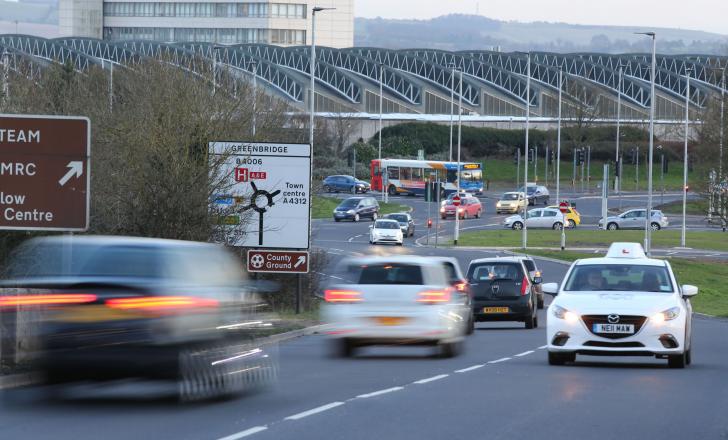 CartoConsult project in swindon cut congestion