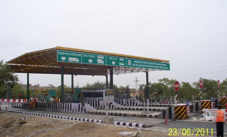 New toll on Highway No 8 in India