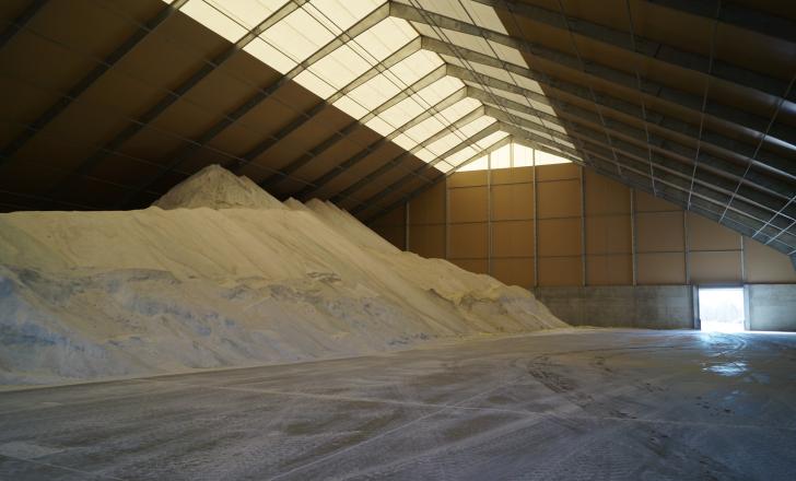 bulk salt storage facility for the Oklahoma Department of Transportation (