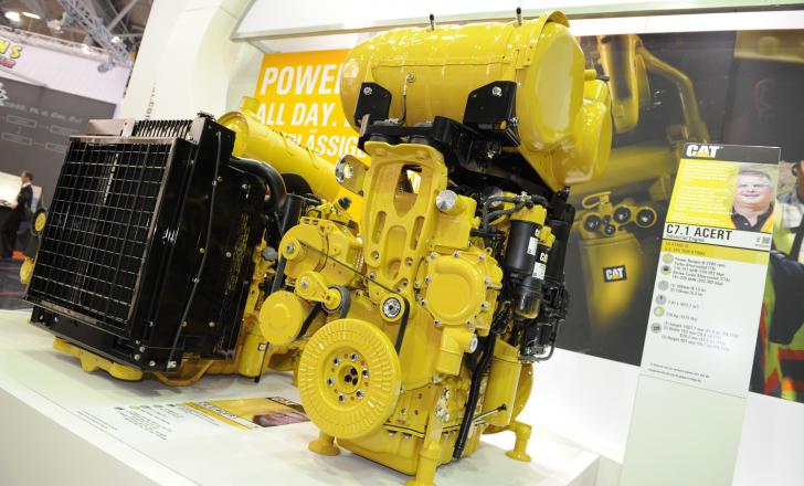 Bauma 2013 Daily Cat C7.1 Engine