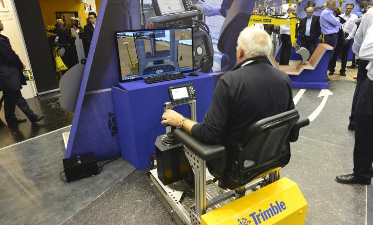 Trimble grade control simulator GCS900 