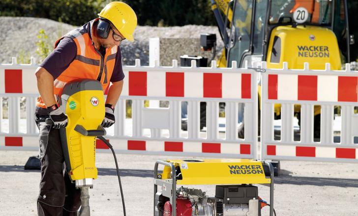 Wacker Neuson’s EH 100 electric breaker 