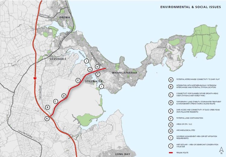 New Zealand is developing a massive plan for infrastructure development, with the Penlink plan being a key component - image © courtesy of Auckland Transport