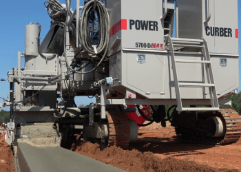 The new generation Power Curbers 5700-D slipformer benefits from a series of improvements