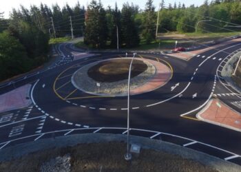 Washington state is forging ahead with roundabouts while sceptics circle (photo courtesy WSDoT)
