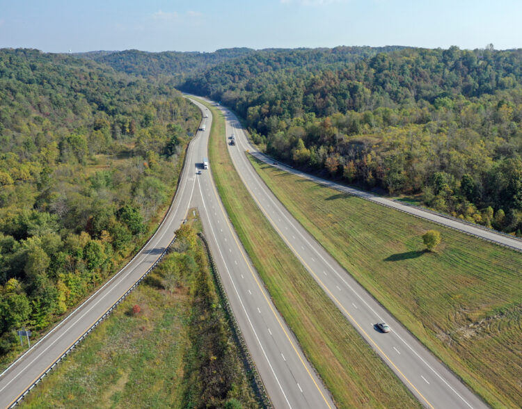 Contractor Shelly & Sands won a NAPA award for its work on I-77 in Ohio – image © Courtesy NAPA/Shelly & Sands