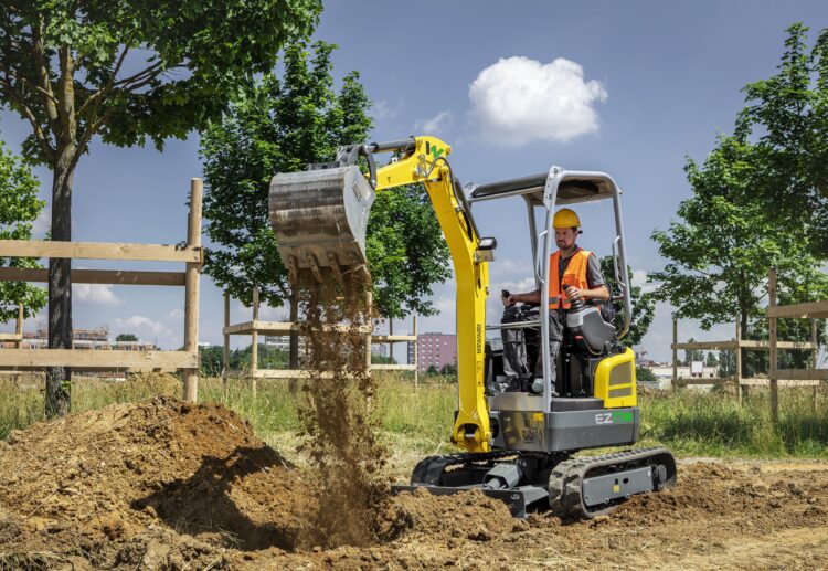 Wacker Neuson's EZ17e - fully electric, battery-powered