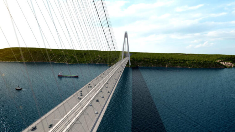 The concession for Turkey’s Third Bosporus will now be handled 100% by ICTAS - image © courtesy of ICTAS
