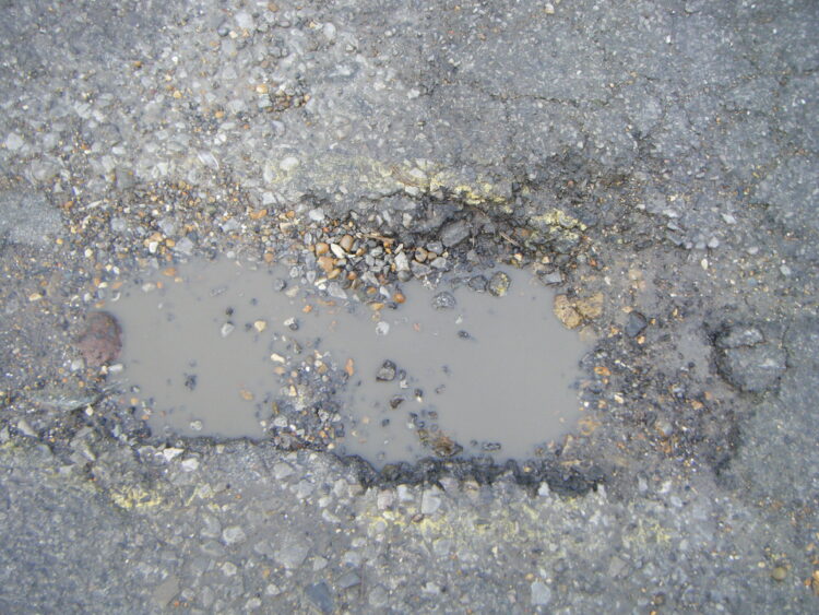 Milder winters have actually increased the incidence of potholes in Sweden – image © courtesy of Mike Woof